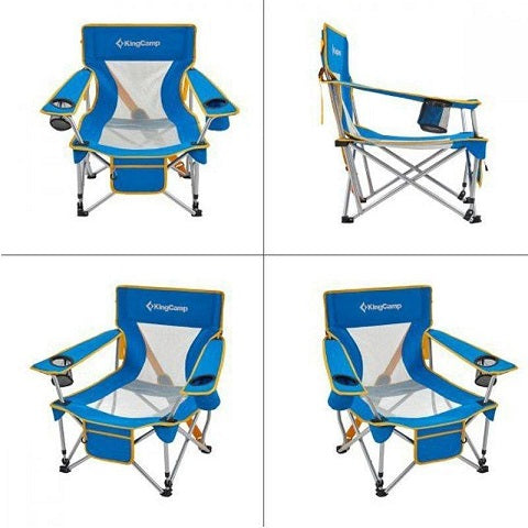Kingcamp KC2135 Larch Beech Chair Blue
