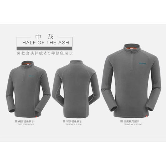 Kingcamp KWE559M MEN Zip Top Fleece Grey