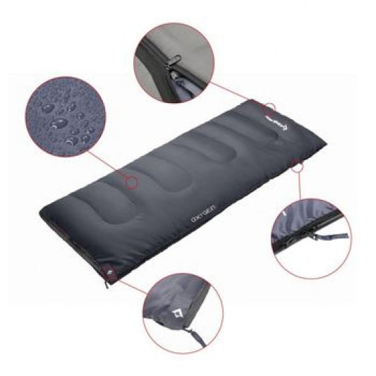 KingCamp KS3122 OXYGEN  Square Sleeping Bag Grey