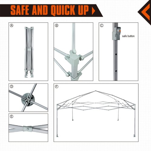 KingCamp Instant Durable Multipurpose Outdoor Canopy Tent KT3060 Beige