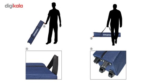 KingCamp Instant Durable Multipurpose Outdoor Canopy Tent KT3060 Blue