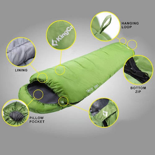 KingCamp KS3191R Treck 200 Sleeping Bag Green