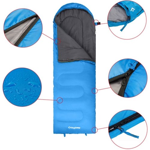Kingcamp KS3121R Oasis 250 Sleeping Bag Blue