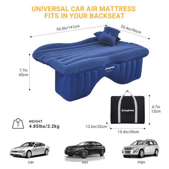 KingCamp Inflatable Car Air Matress With Pump and Pillow KM2004
