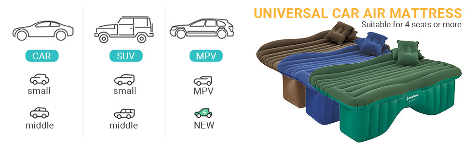 KingCamp Inflatable Car Air Matress With Pump and Pillow KM2004