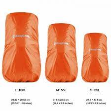 Kingcamp KA3627 Rain Cover Medium 35 55L Orange