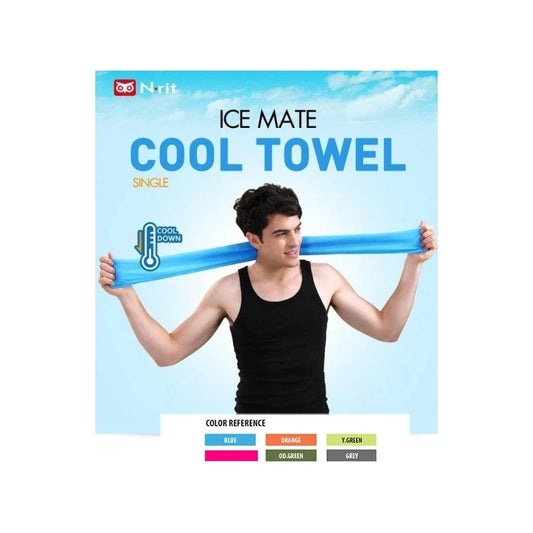 N Rit Ice Mate Cool Towel Single NSC325S BLUE