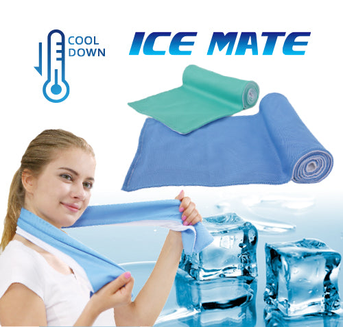 N Rit Ice Mate Cool Towel Single NSC325S BLUE