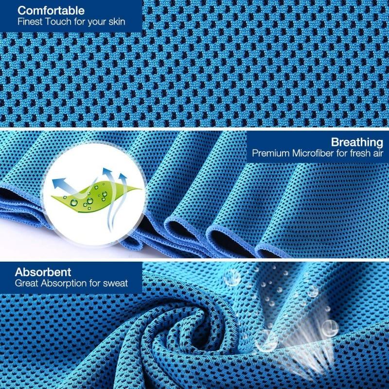 N Rit Ice Mate Cool Towel Single NSC325S BLUE