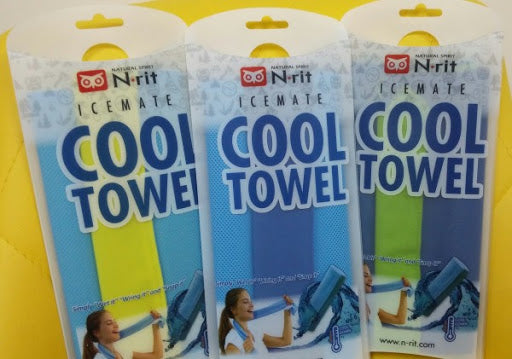 N Rit Ice Mate Cool Towel Single NSC325S BLUE