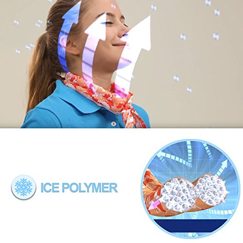 N rit Iceman cool scarf NSC303S L Blue
