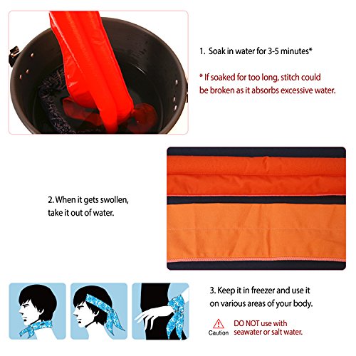 N rit Iceman cool scarf NSC303SB CAM