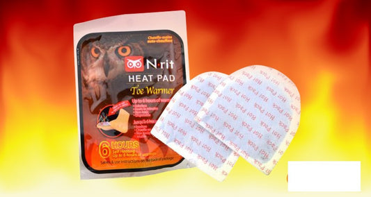 N Rit Toe Warmer 1 Pair White NSC106T