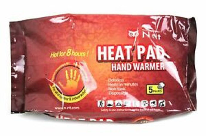 N Rit Hand Warmer 1 Pair White NSC106H