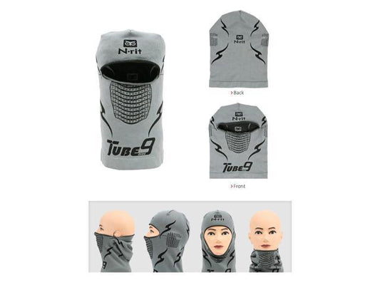 N Rit Tube9 Balaclava Grey NR TUB10HB