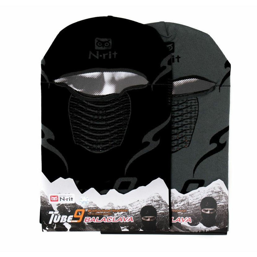 N Rit Tube9 Balaclava Black NR TUB10HB