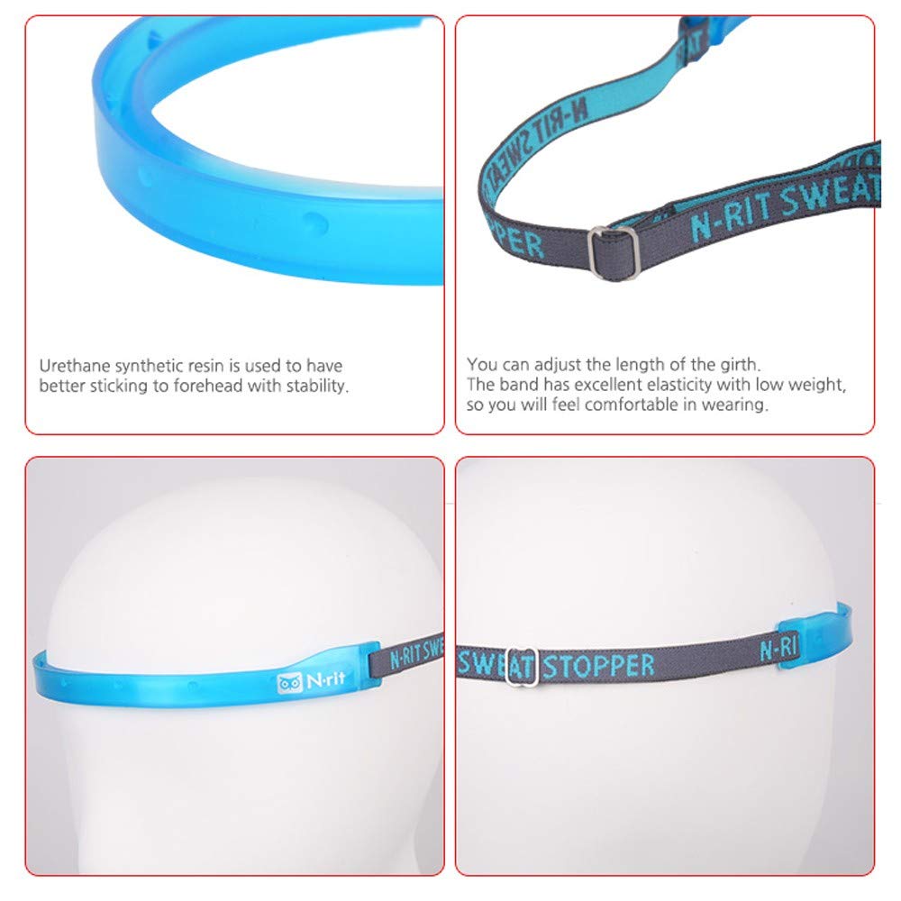 N Rit Sweat Stopper Band Blue NRC5062SS BLU