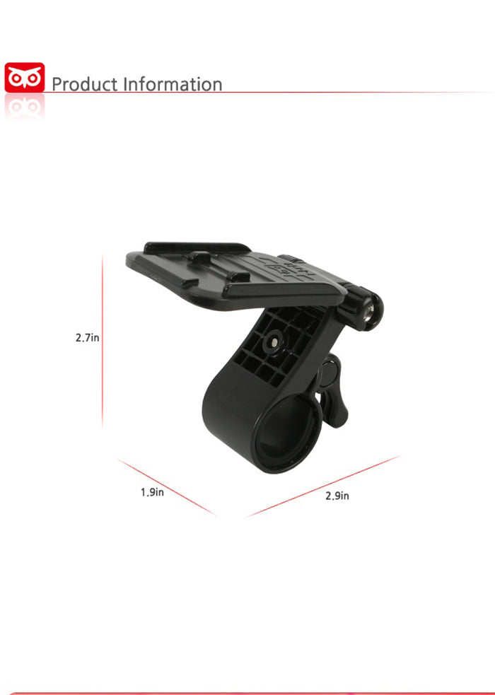 N rit Bike light holder Black