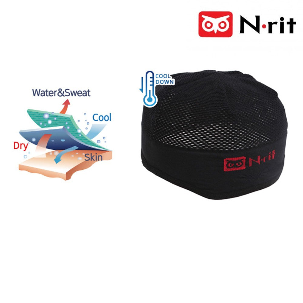 N RIT Cool Inner Cap Black NRC330BLK