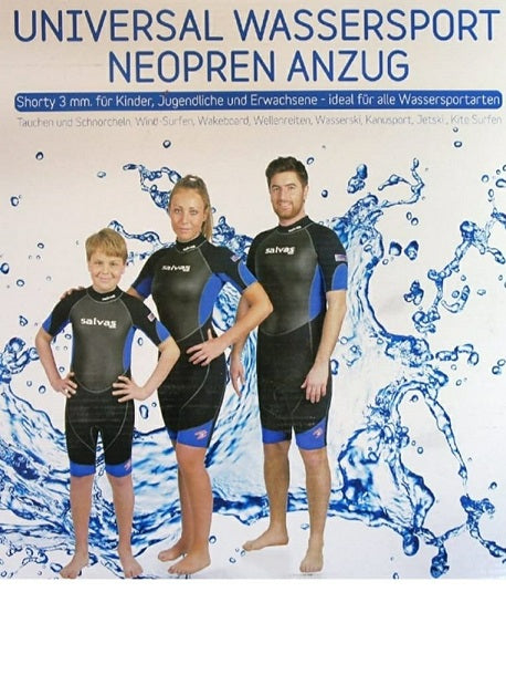 Salvas kids Shorty Blue Black