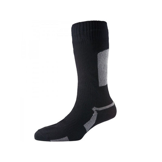 Sealskinz KE701 Thin Mid Socks with Hydrostop Black