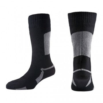 Sealskinz KE701 Thin Mid Socks with Hydrostop Black