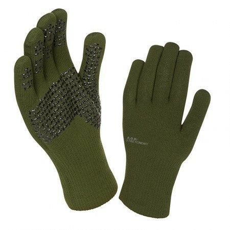 SealSkinz KJ75 Ultra Grip Waterproof glove Olive