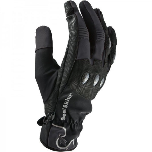 SealSkinz KJ221 Lightweight Motorcycle Gloves Black