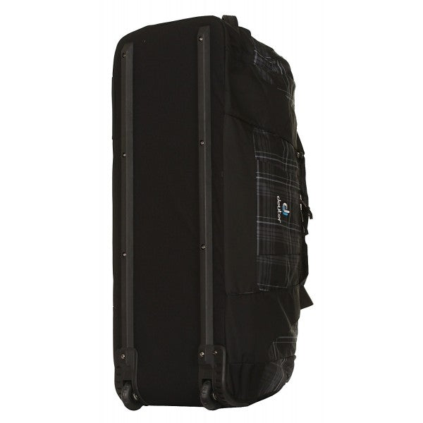 Deuter Tramp 90L Black Check Duffel with Trolley