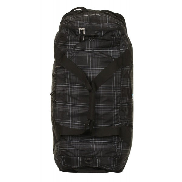 Deuter Tramp 90L Black Check Duffel with Trolley