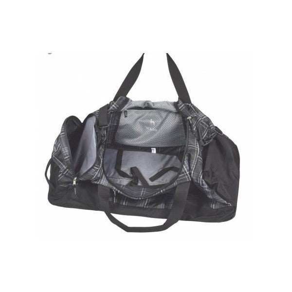 Deuter Tramp 110L Black Check Duffel with Trolley
