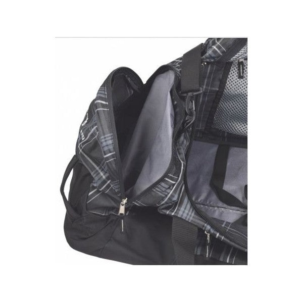 Deuter Tramp 110L Black Check Duffel with Trolley
