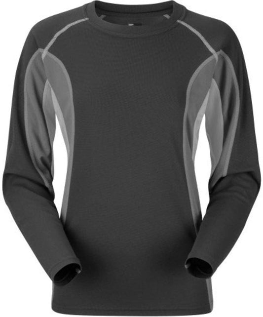 Vapour active zip neck top LS