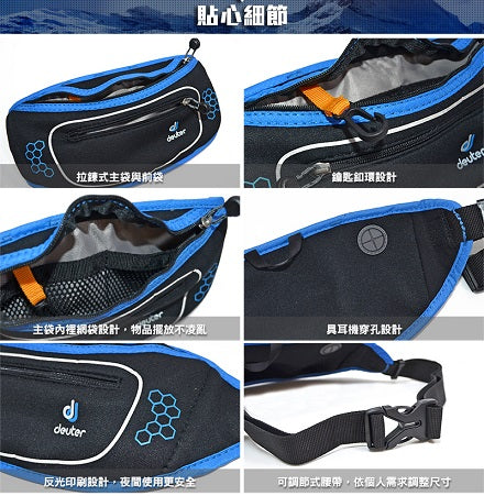 Deuter Neo Belt II Black cool blue