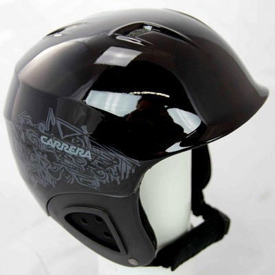 Carrera CJ 1 Ski Helmet Juniors Black Shiny