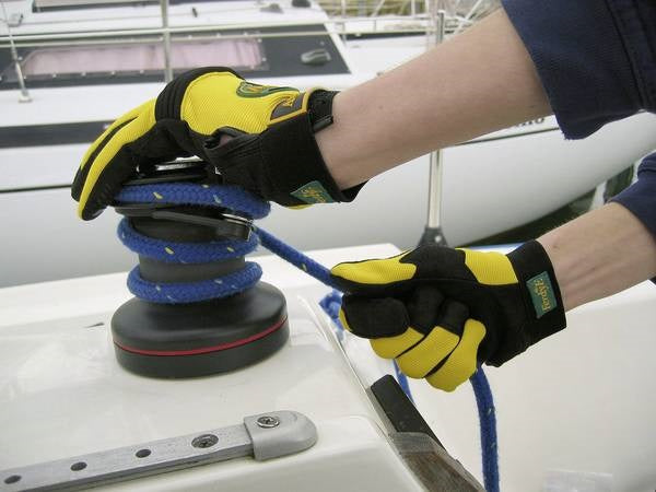 Skylotec FerdyF Anti Schoch Mechanics Gloves Yellow