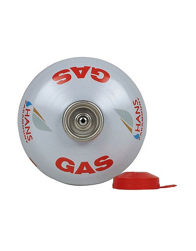 Hans Butane Gas Cartridge 230gm Bottle White