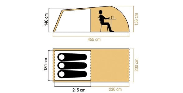 Coleman Exponent Celsius Duo 3 Tent