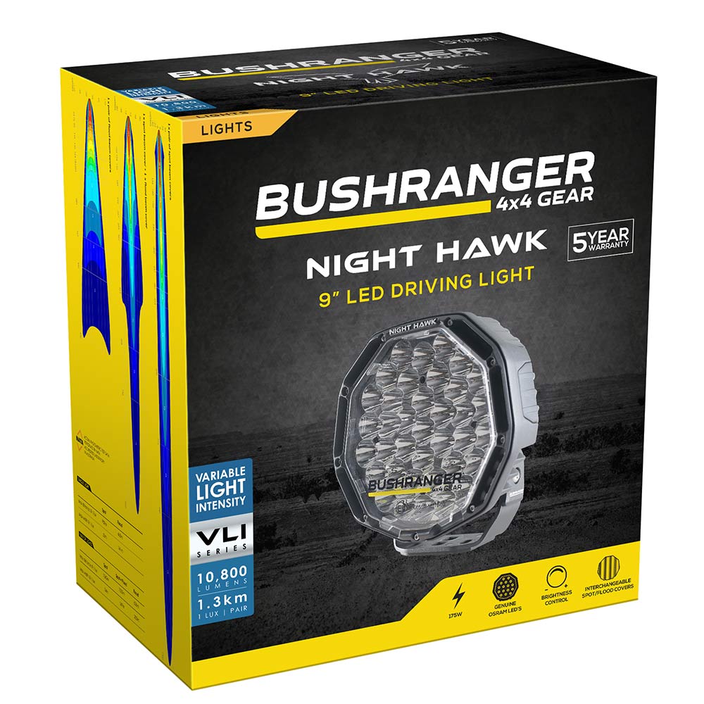 NIGHT HAWK VLI 9" DRIVING LIGHT