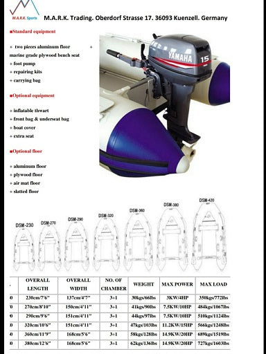 M.A.R.K SPORTS RAFTS