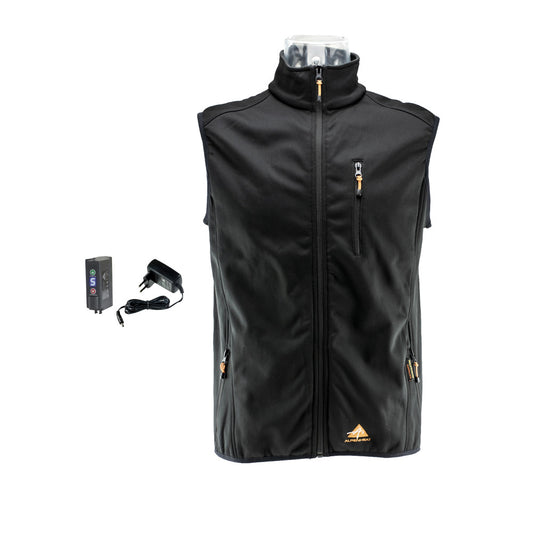 Alpenheat AJ1M Heated Vest Black Charcoal