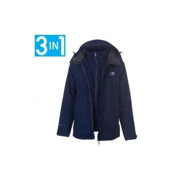 Karrimor 3 in 1 Jacket Mens Navy