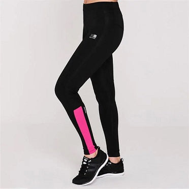 Karrimor Running Tights Ladies Black Pink
