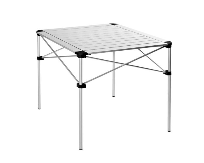 KINGCAMP KC3961 FOLDING TABLE ALUMINUM ROLL UP TOP COLLAPSIBLE