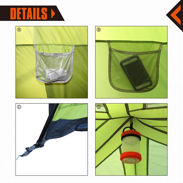 KingCamp KT3098 Camp King Series Instant Breathable Camping Tent