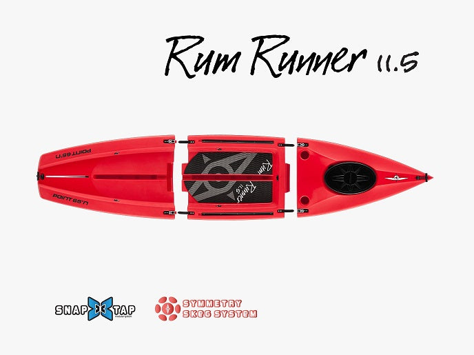 Point 65°N SWEDEN KAYAK Rum Runner 11.5 - Red