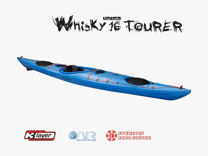 Point 65°N SWEDEN KAYAK Whisky 16 Rocker Skeg Red