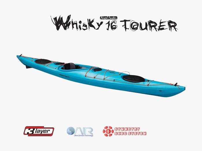 Point 65°N SWEDEN KAYAK Whisky 16 Rocker Skeg Red