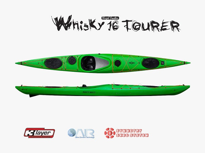 Point 65°N SWEDEN KAYAK Whisky 16 Rocker Skeg Red