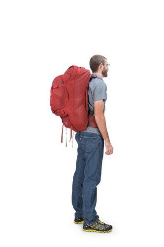 Osprey Farpoint 55L Jasper Red SM ML